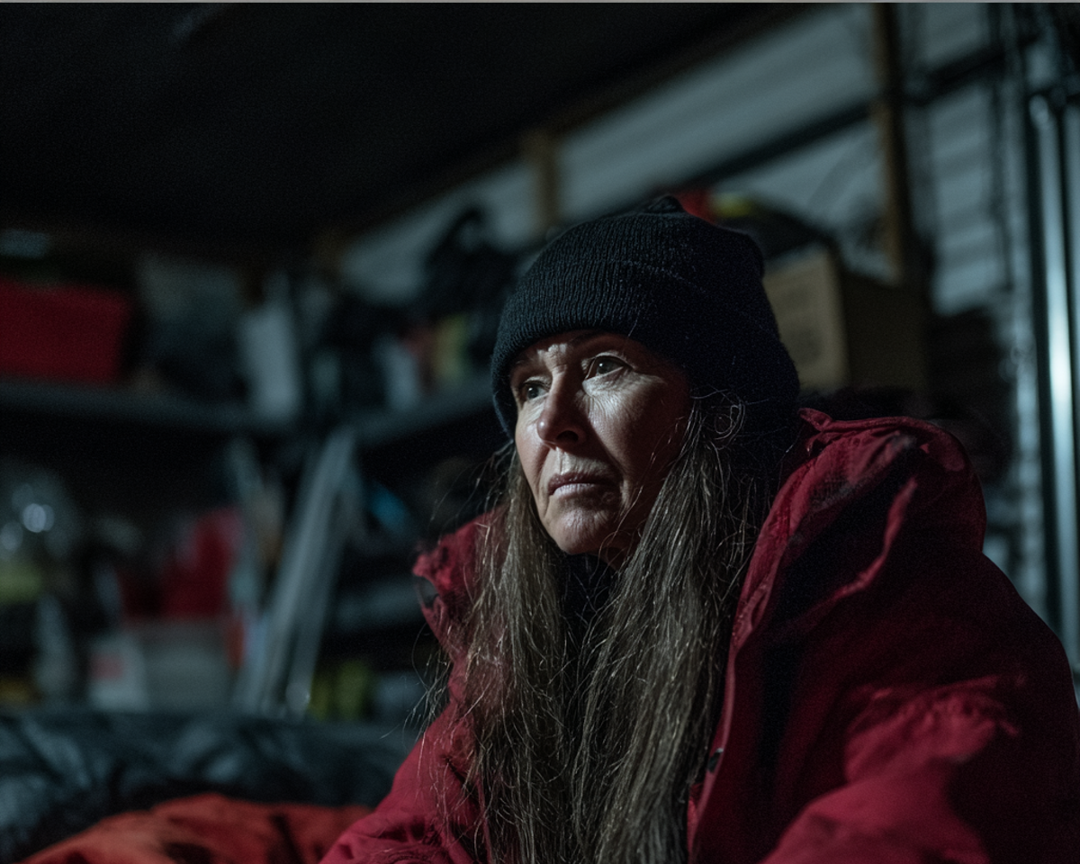 Una mujer mayor pensativa | Fuente: Midjourney