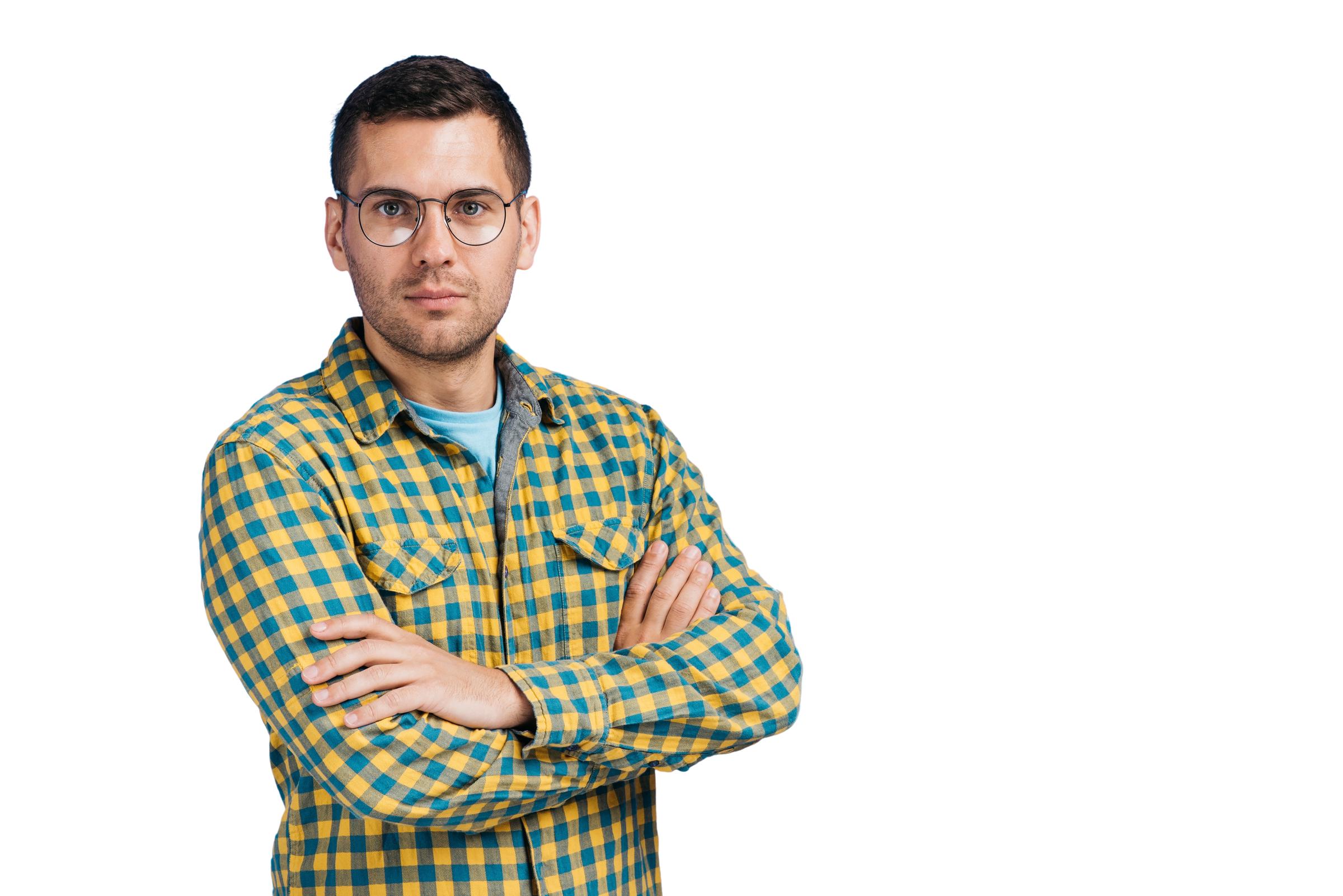 Un hombre seguro de sí mismo | Fuente: Freepik