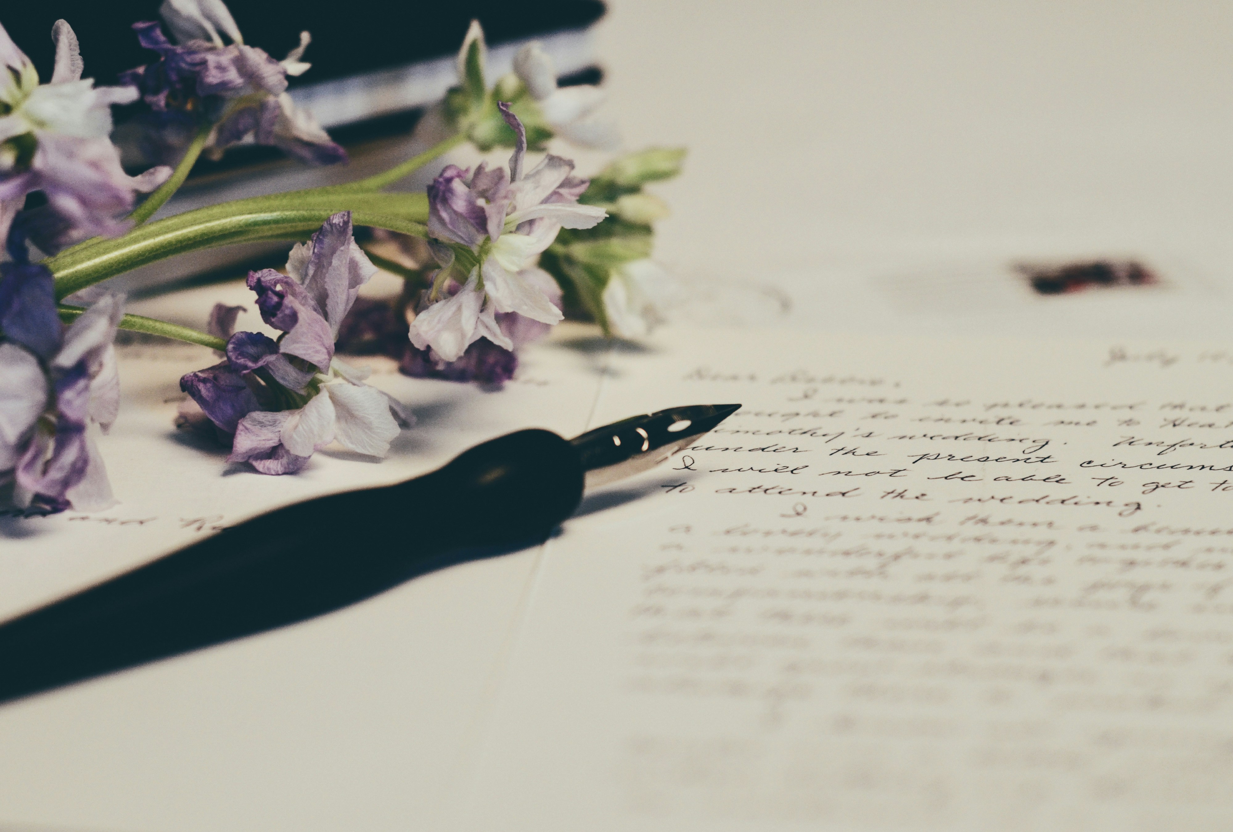 Una carta manuscrita | Fuente: Unsplash