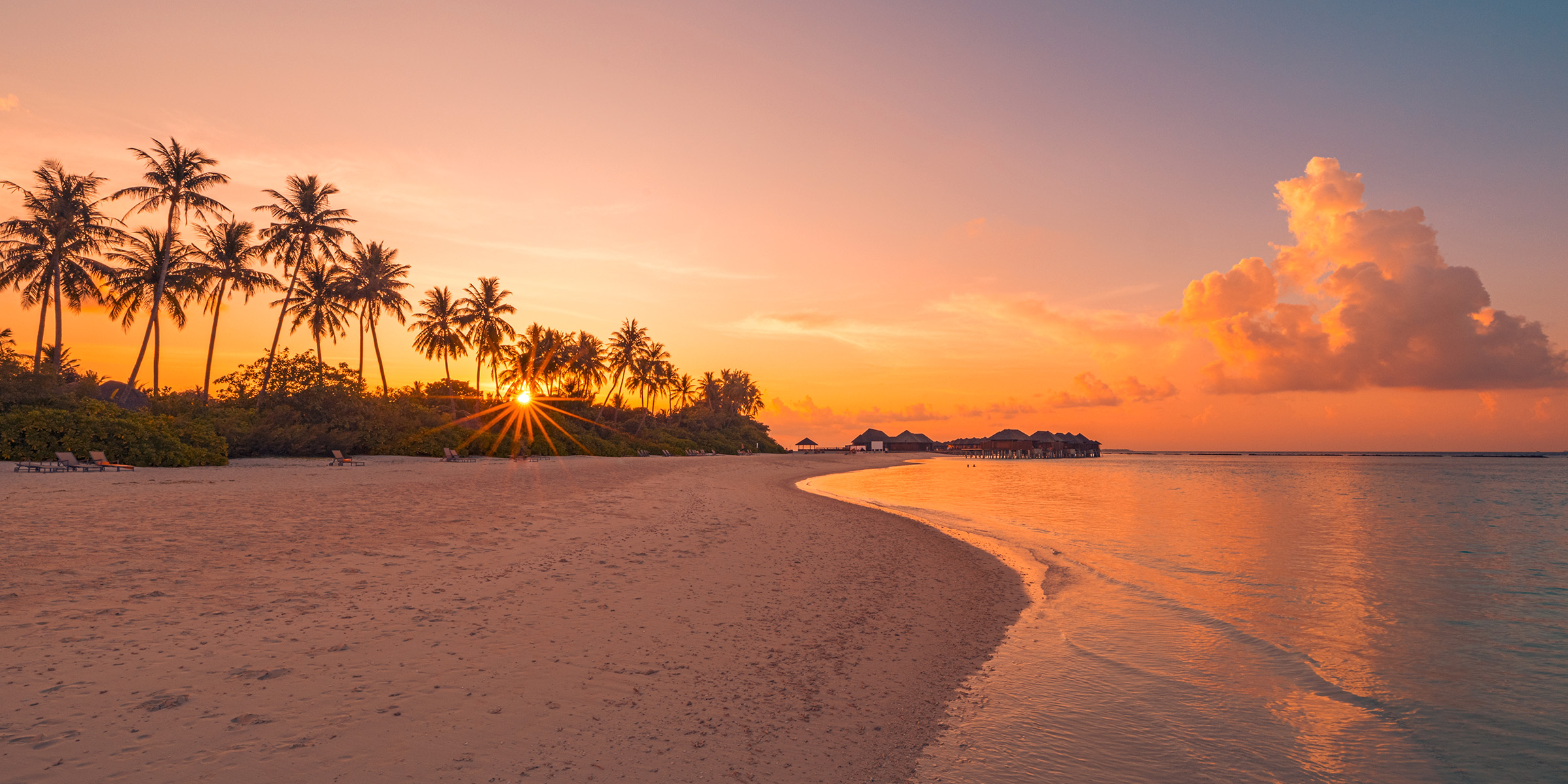 Una hermosa puesta de sol en la playa | Fuente: Shutterstock