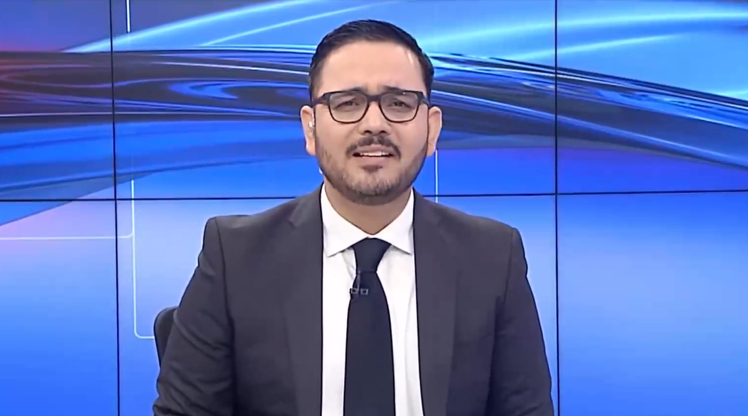 El periodista José Luis García dando un mensaje sobre la muerte de su exesposa, Débora Estrella | Fuente: X/TODUPNews