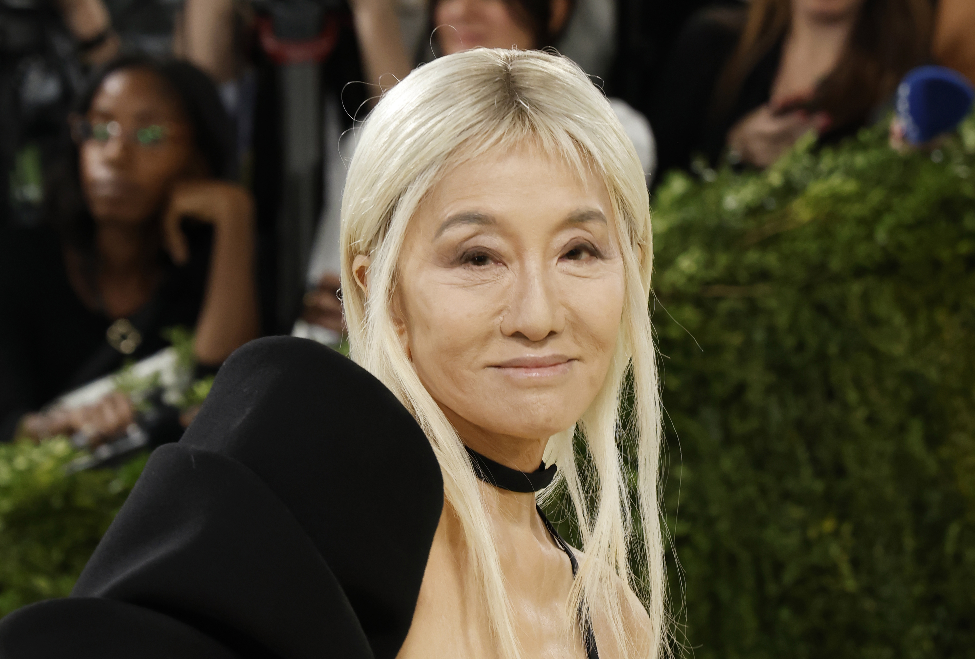 Vera Wang durante la Gala del Met, celebrando