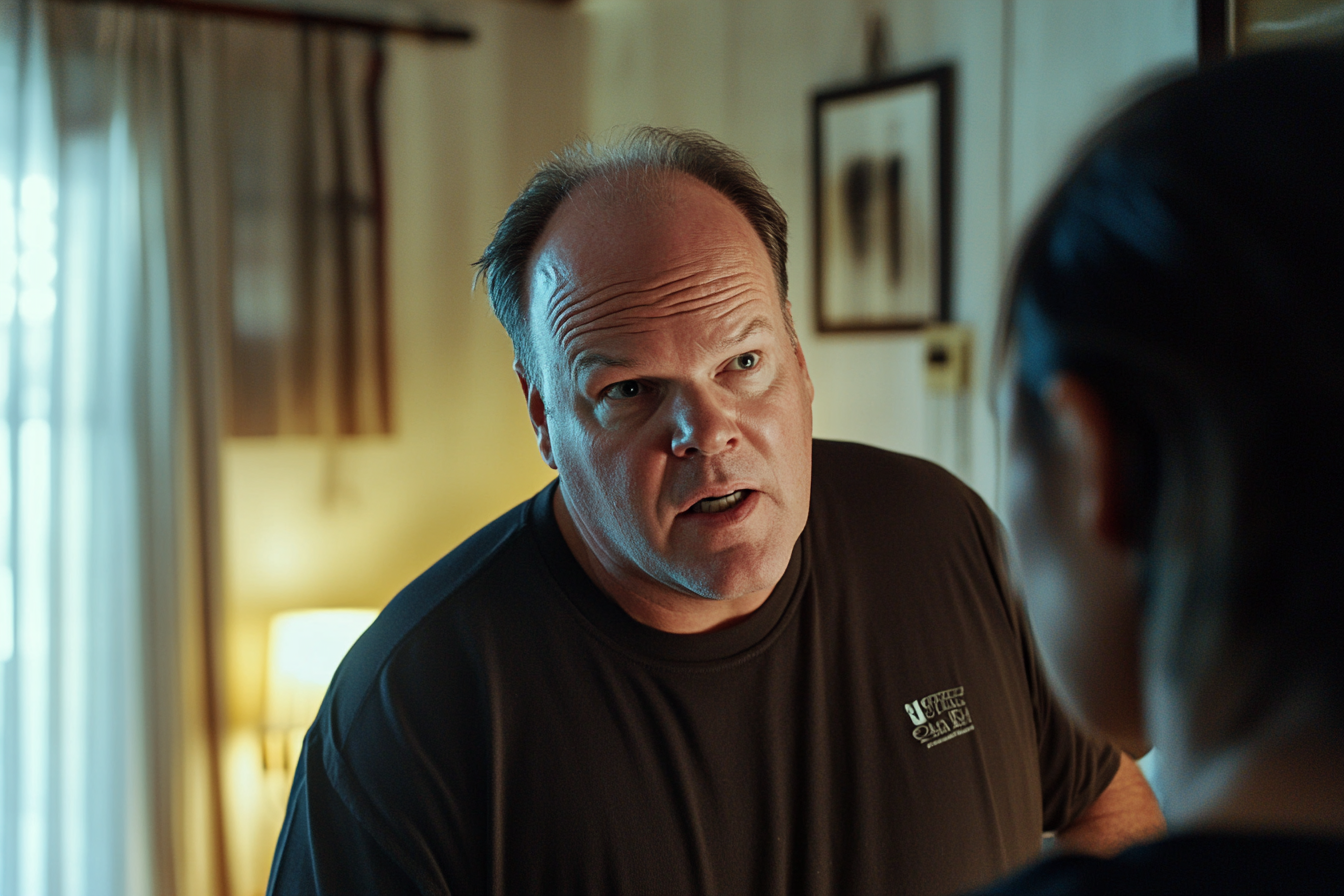 Un hombre pidiendo el divorcio a su esposa | Fuente: Midjourney