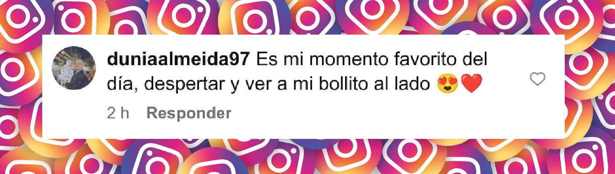 Comentario de una fan en Instagram. | Fuente: Instagram.com/cristipedroche