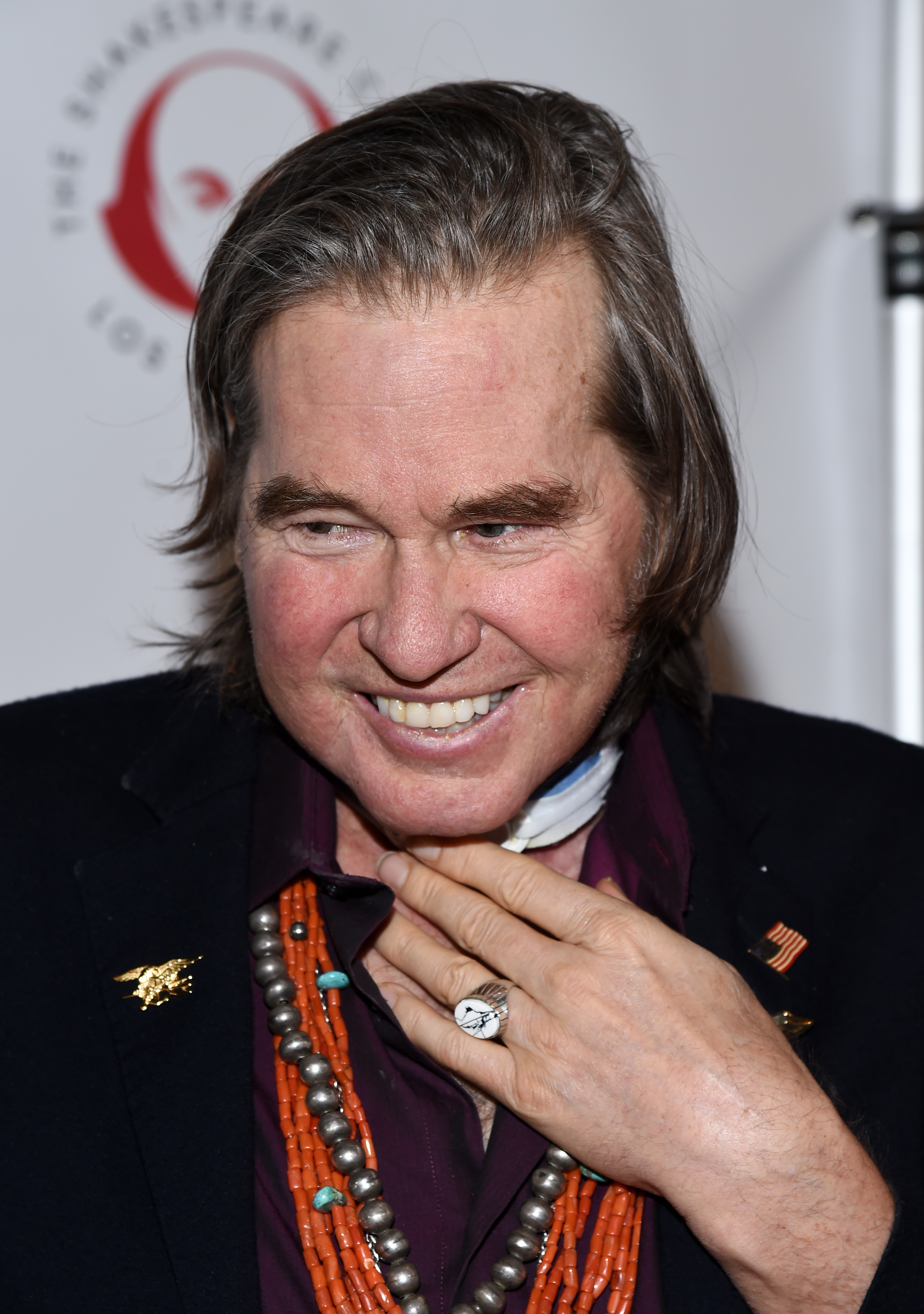 Val Kilmer en la lectura en vivo de "The Merchant of Venice" de Simply Shakespeare en 2019. | Fuente: Getty Images