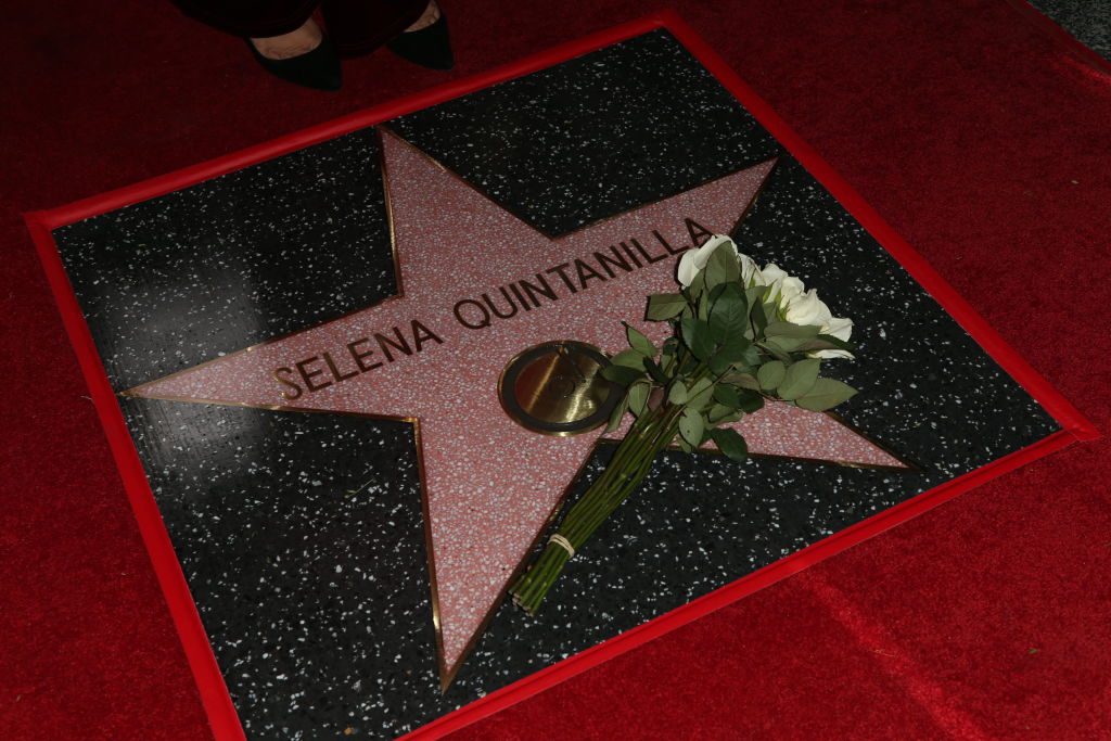 La estrella de Selena Quintanilla en el Paseo de la Fama de Hollywood. | Foto: Getty Images