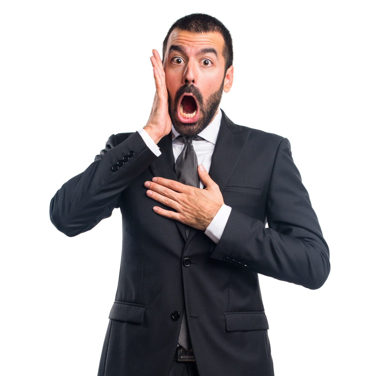 Un hombre asustado | Fuente: Freepik