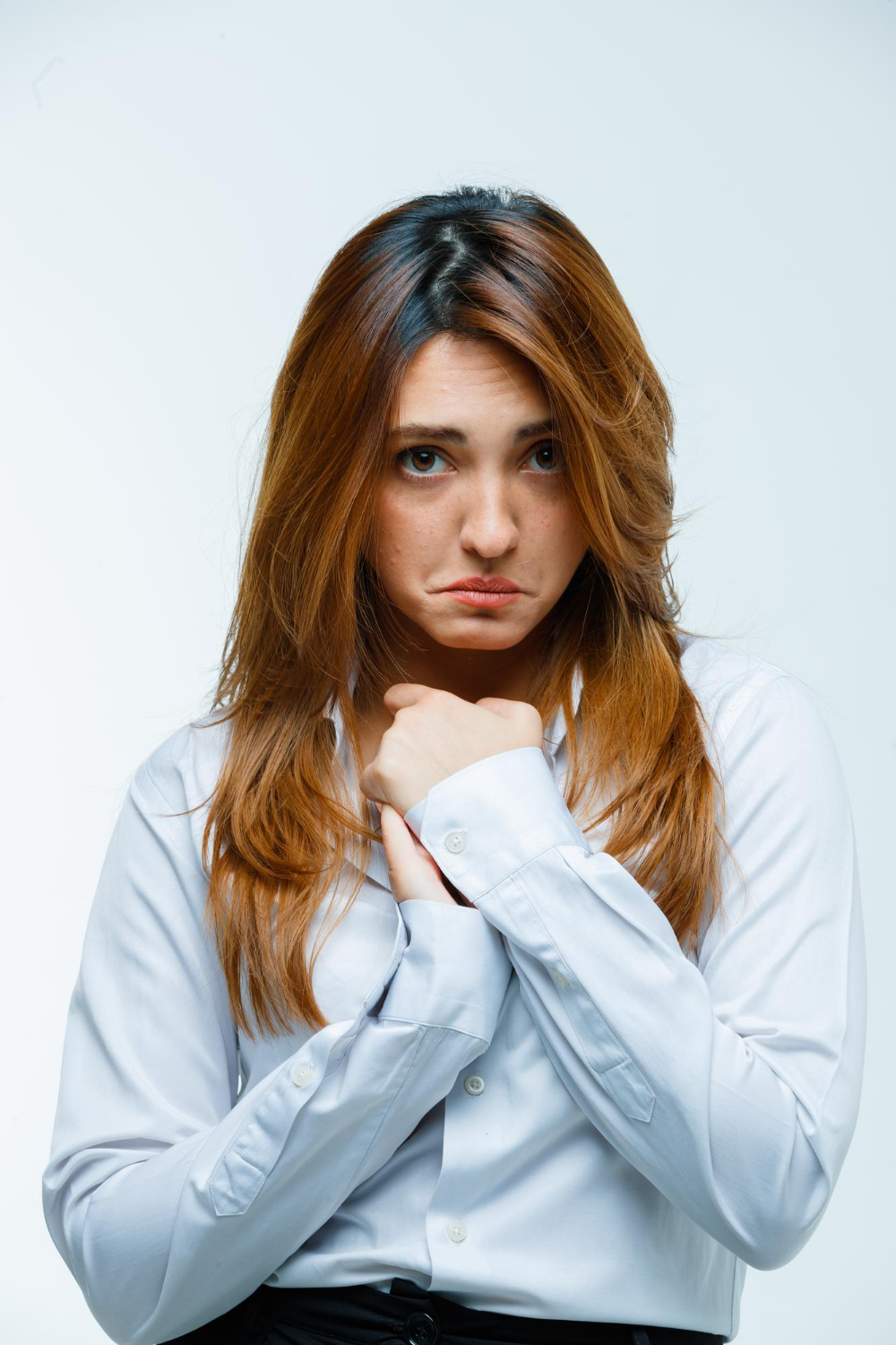 Una mujer triste | Fuente: Freepik