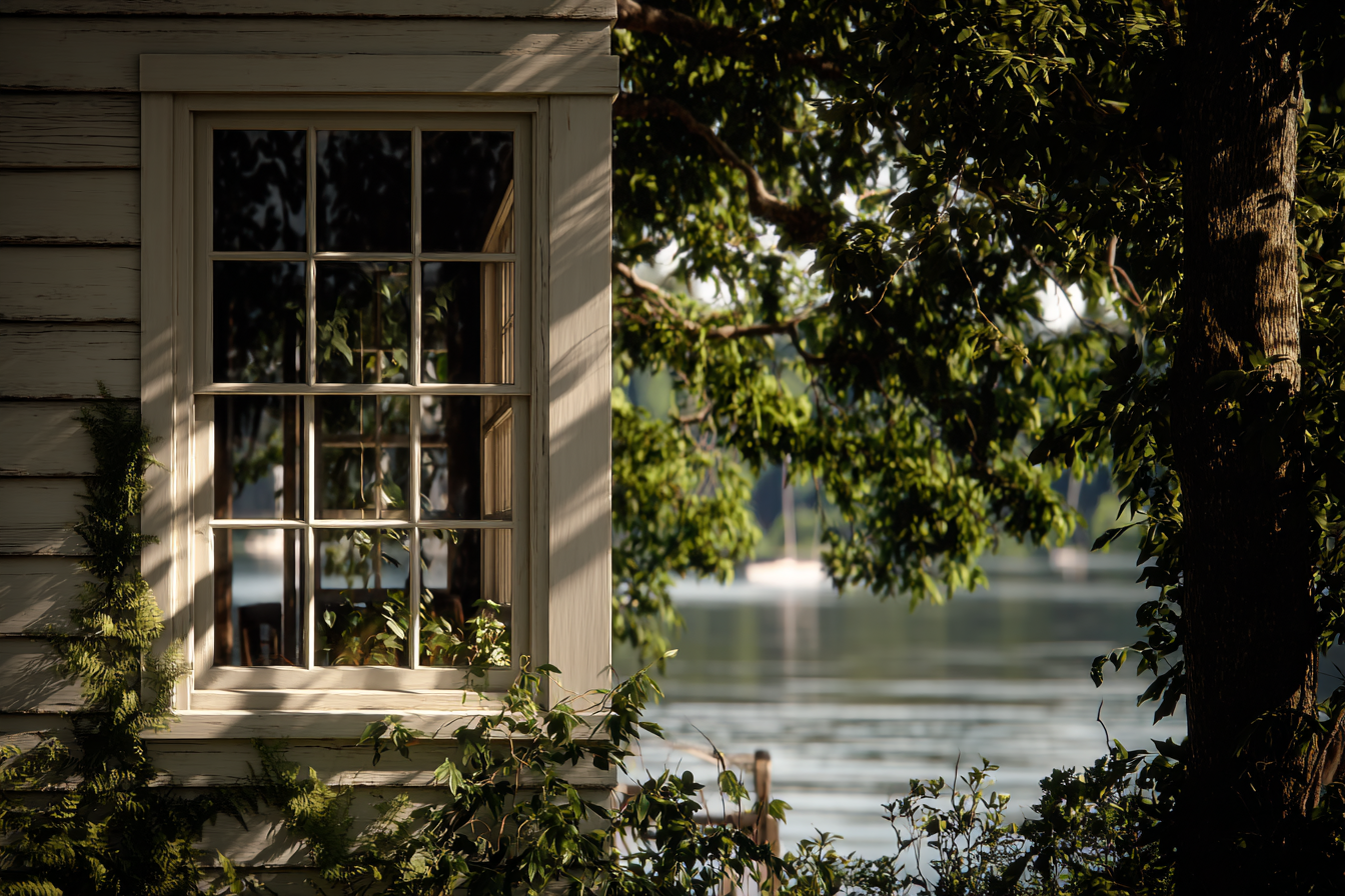 Una ventana | Fuente: Midjourney