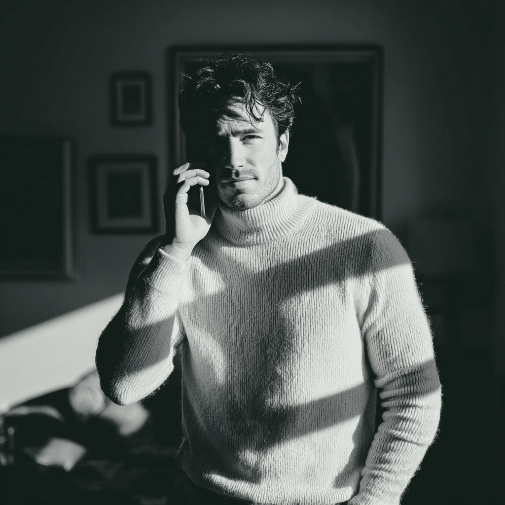 Un hombre hablando por teléfono | Fuente: Midjourney