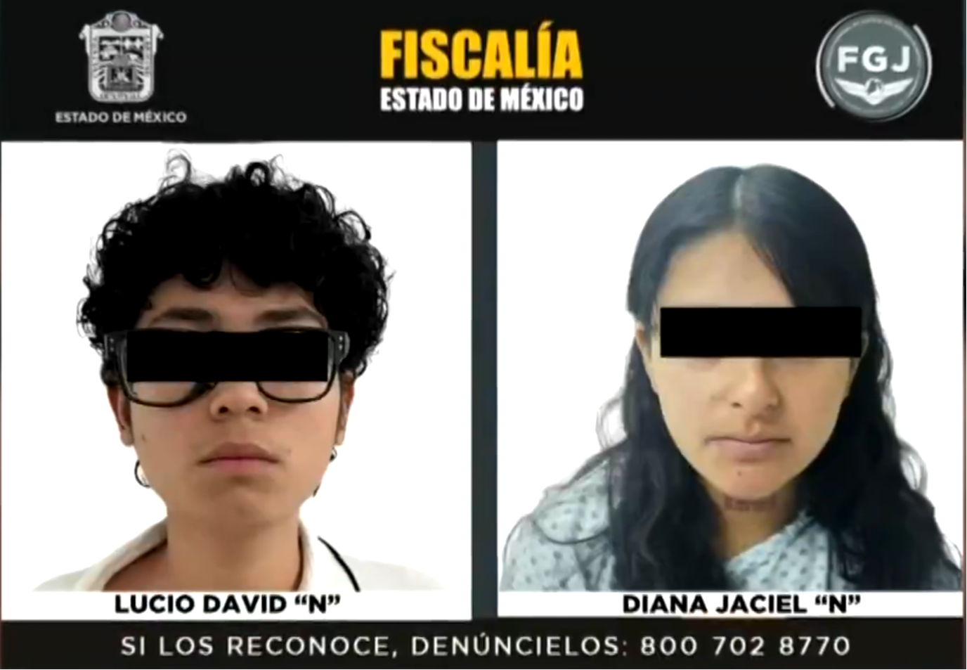 Lucio "N", de 19 años, y Diana Jaciel "N", de 21, padres del bebé abandonado | Fuente: X/nacholozano