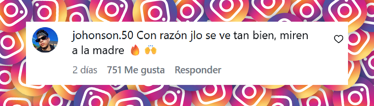 Comentario de un usuario sobre la apariencia de Guadalupe Rodríguez, madre de Jennifer Lopez | Fuente: Instagram/noticias_lfc