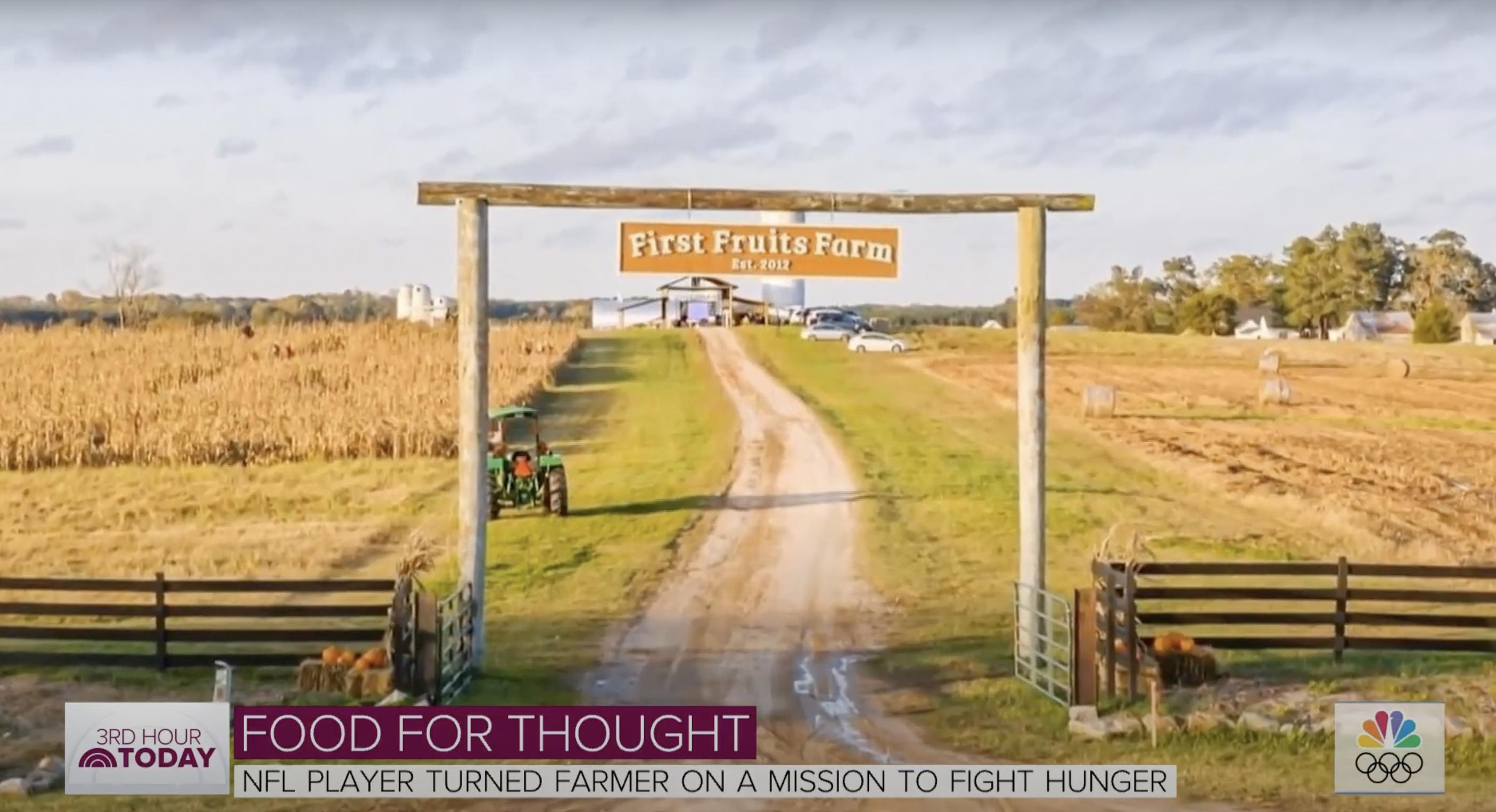 Granja First Fruits de Tay y Jason Brown | Fuente: YouTube/Today