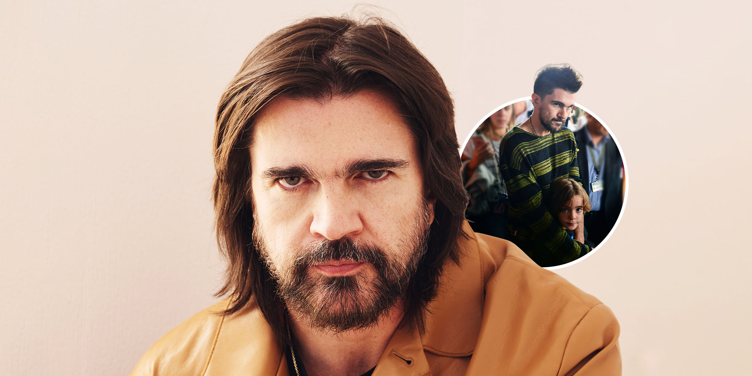 Juanes | (Círculo) Juanes junto a su hijo, Dante | Fuente: Getty Images
