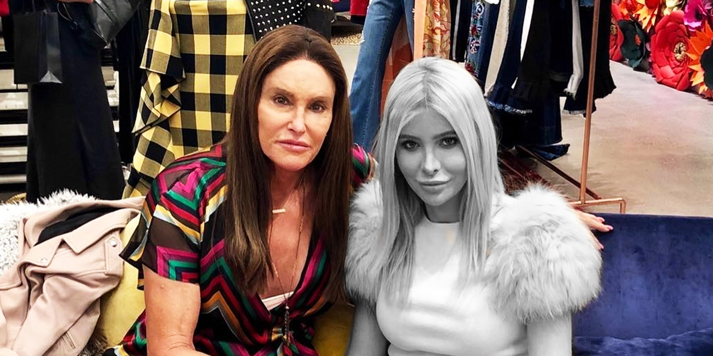 Caitlyn Jenner y Sophia Hutchins. | Fuente: Instagram/caitlynjenner