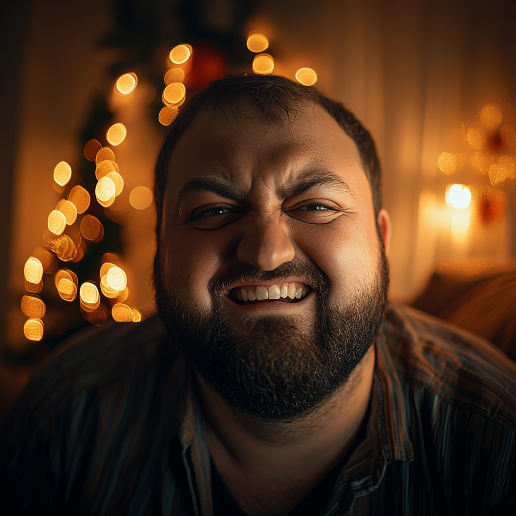 Un hombre mirando algo | Fuente: Midjourney