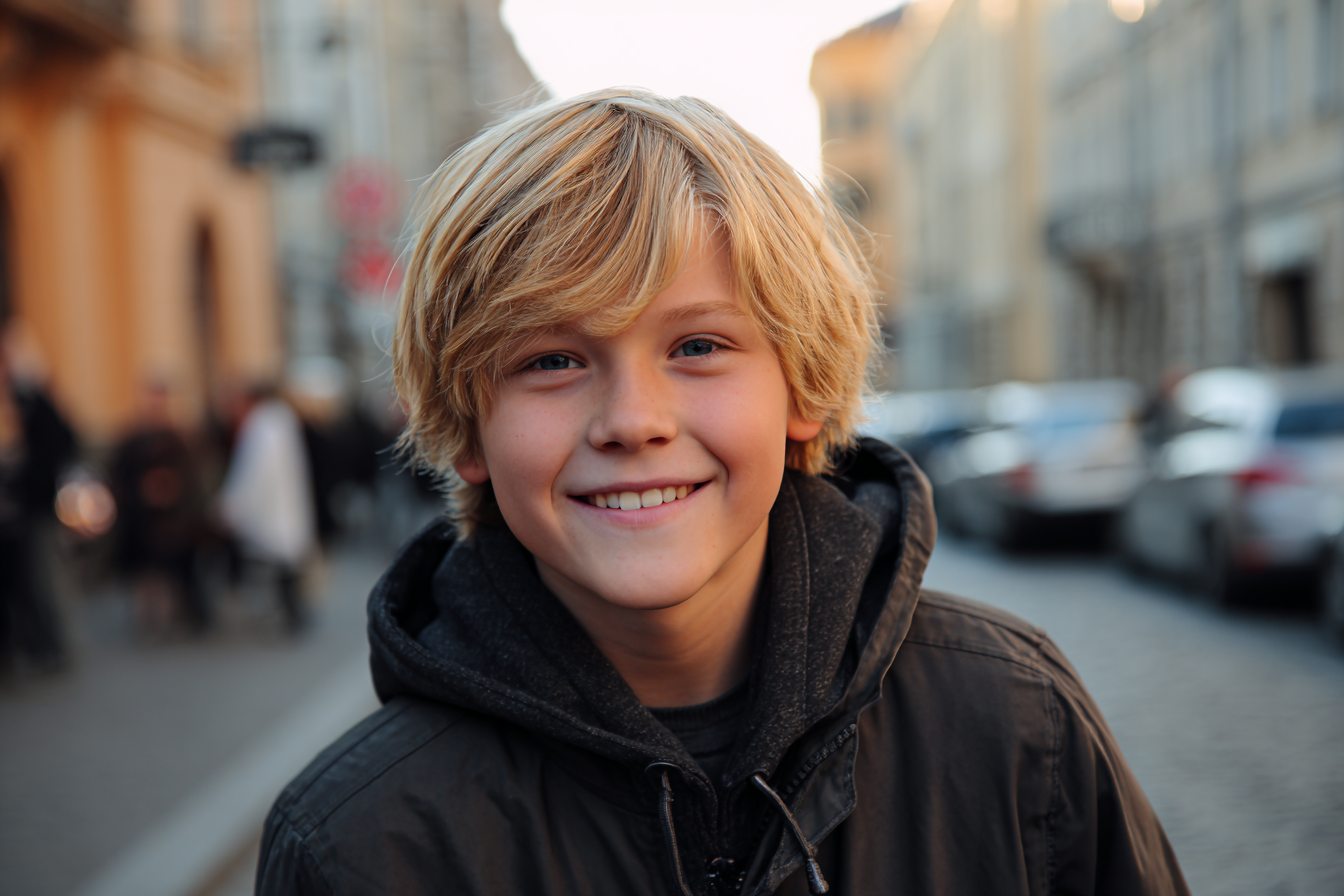 Un niño sonriente | Fuente: Midjourney