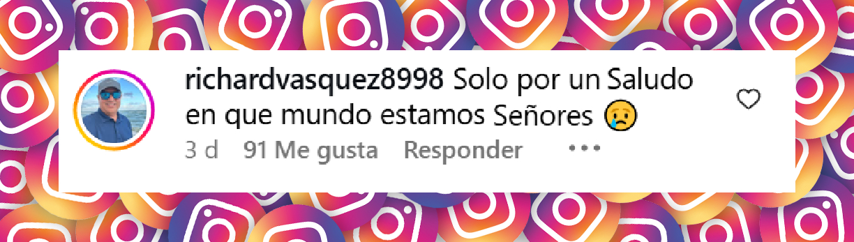 Mensaje de una persona al conocer en las redes el caso de Yumara. | Fuente: Instagram/@venezolanosenchile2.0