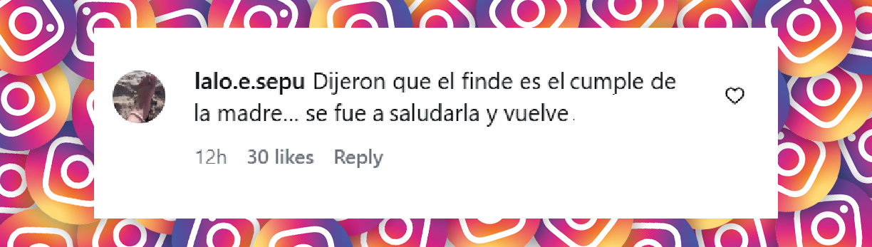 Comentario de una usuaria sobre la salida de Andrea del Boca de Gran Hermano. | Fuente: Instagram/granhermanoar