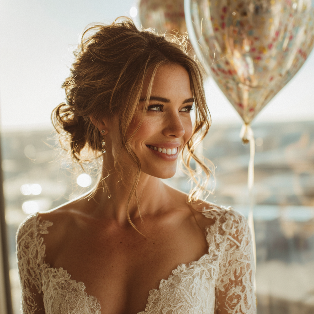 Una novia preciosa | Fuente: Midjourney
