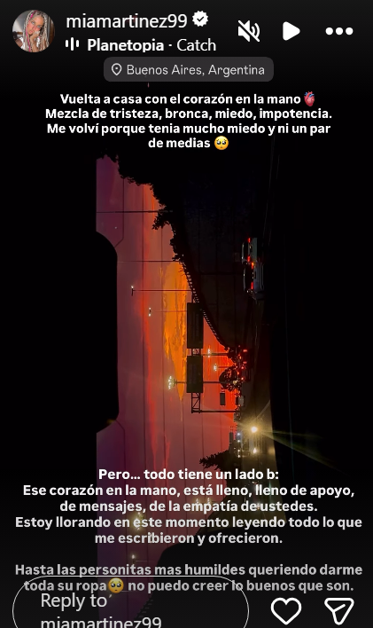 De las historias de Mía Martínez | Fuente: Instagram/miamartinez99